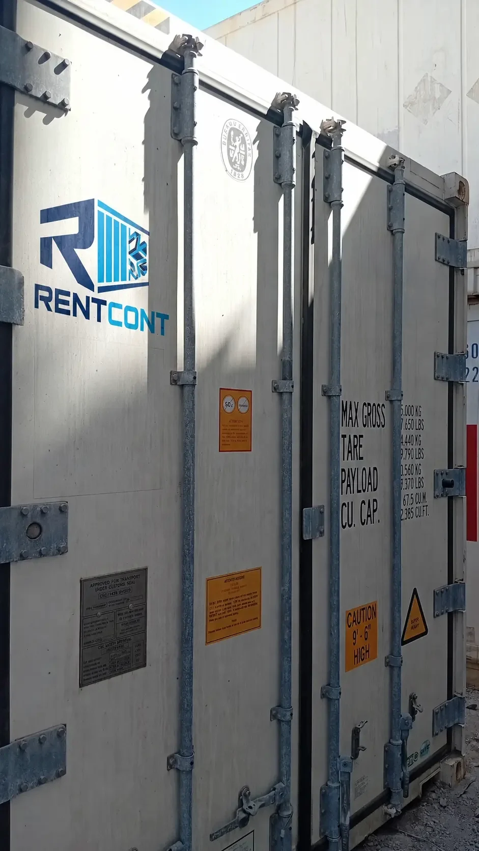 Reefer konteyner kapıları ve güvenlik kilitleri